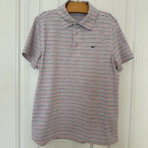 Vineyard Vines Boys Stripe Sankaty Performance Polo